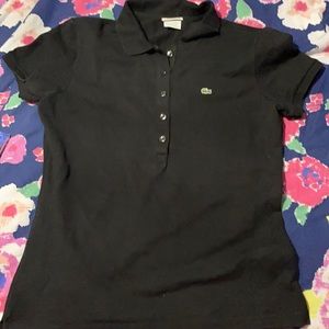 lacroste black shirt M